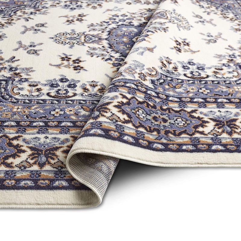 Home Dynamix Premium Sakarya Traditional Medallion Border Area Rug, Porcelain, 1'9"x7'2" Runner - Image 3